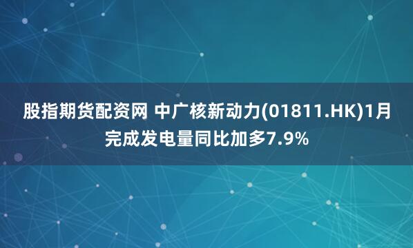 股指期货配资网 中广核新动力(01811.HK)1月完成发电量同比加多7.9%